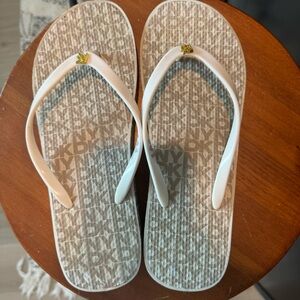 DKNY Wedge Flip-Flops